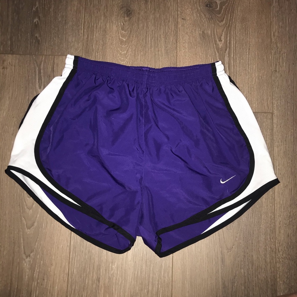 Nike running shorts.